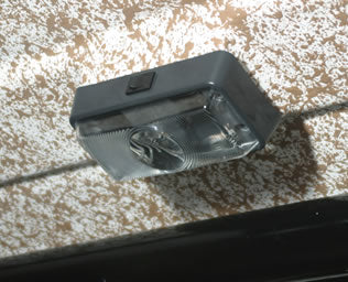 LED dome light for hardtop interior