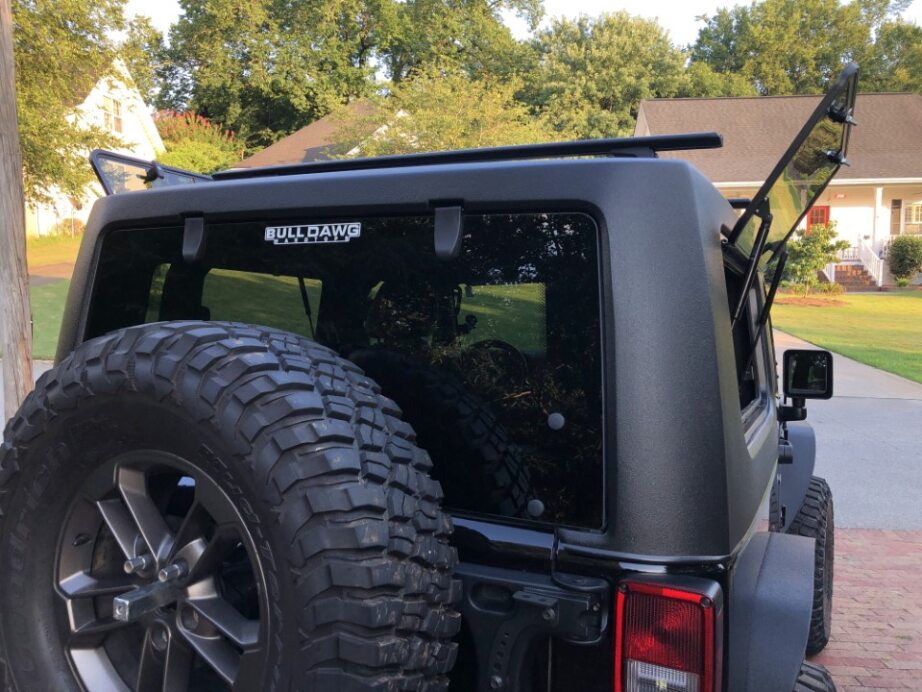 Jeep Wrangler Bulldawg JK hardtop rear hatch window