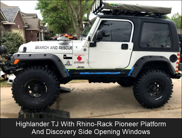 Highlander TJ Hard Top 1997-2006