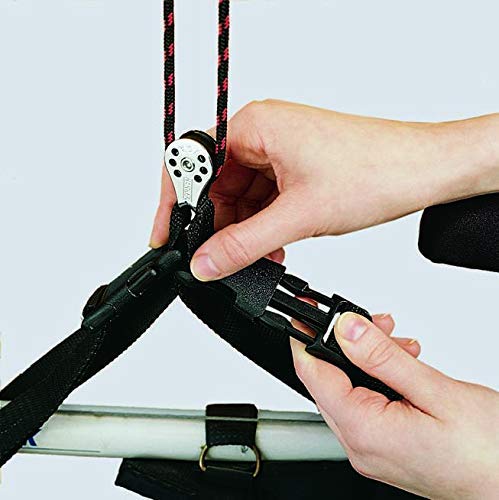 Harken hoister for installing and uninstalling Jeep hardtops