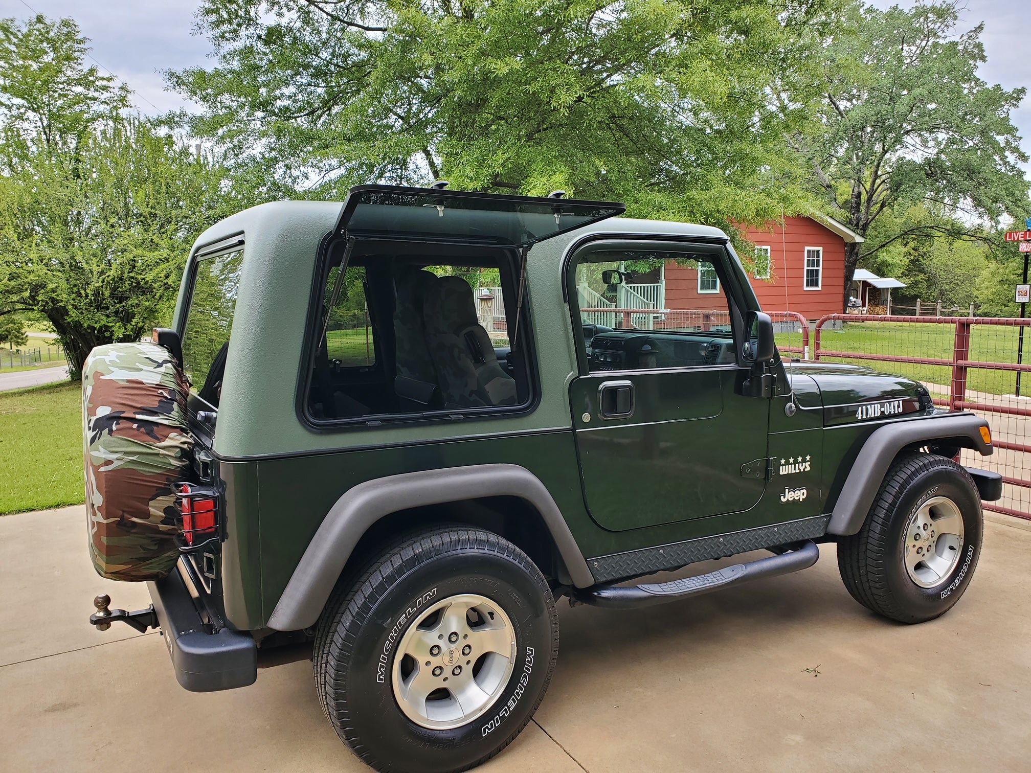 TJ Hardtop Side Windows