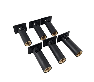 6 One-Piece Threaded Jeep Door Inserts with Permanently Installed Brass Nut