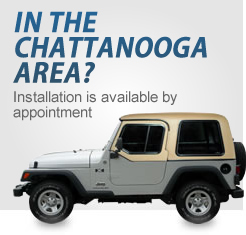 Jeep Doors & Hard Tops installed in Chattanooga